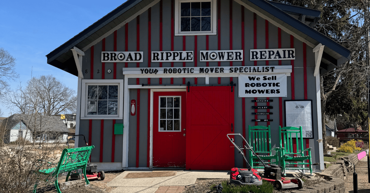 Broad Ripple Posters Keeping Broad Ripple Running (and Growing): Inside Broad Ripple Mower ...